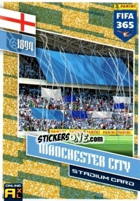 Sticker Manchester City - FIFA 365: 2021-2022. Adrenalyn XL n. ON20 - Panini