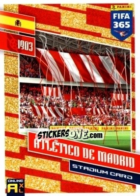 Sticker Atlético de Madrid - FIFA 365: 2021-2022. Adrenalyn XL - Panini