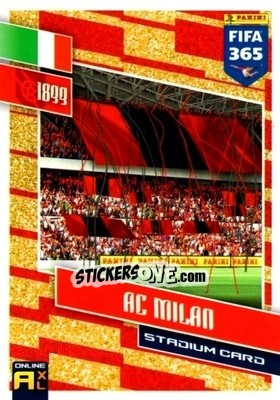 Sticker AC Milan - FIFA 365: 2021-2022. Adrenalyn XL n. ON33 - Panini
