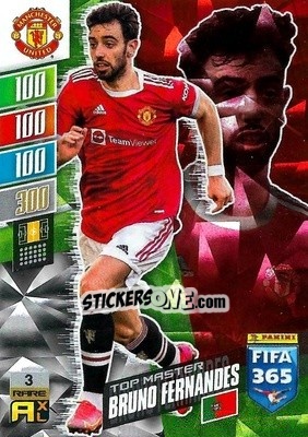 Sticker Bruno Fernandes - FIFA 365: 2021-2022. Adrenalyn XL n. 3 - Panini