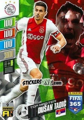 Sticker Dušan Tadic - FIFA 365: 2021-2022. Adrenalyn XL n. 9 - Panini