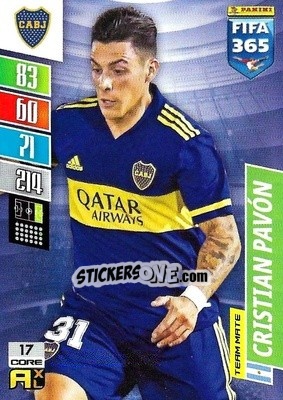 Sticker Cristian Pavón - FIFA 365: 2021-2022. Adrenalyn XL - Panini