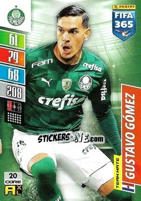Sticker Gustavo Gómez - FIFA 365: 2021-2022. Adrenalyn XL n. 20 - Panini