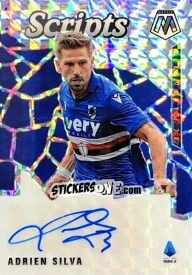 Sticker Adrien Silva - Serie A Mosaic 2020-2021 - Panini