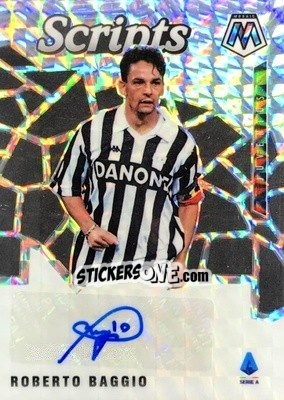 Sticker Roberto Baggio - Serie A Mosaic 2020-2021 n. S-RB - Panini