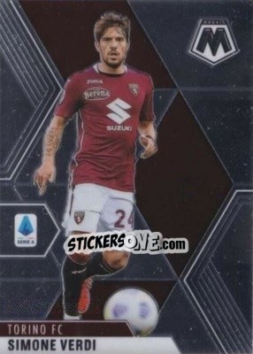 Sticker Simone Verdi - Serie A Mosaic 2020-2021 - Panini