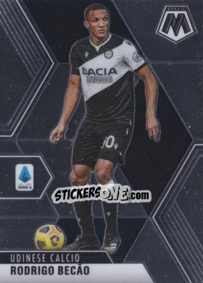 Sticker Rodrigo Becao - Serie A Mosaic 2020-2021 n. 93 - Panini