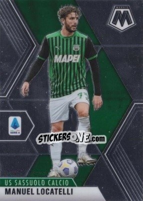 Sticker Manuel Locatelli - Serie A Mosaic 2020-2021 n. 100 - Panini