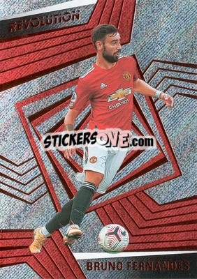 Figurina Bruno Fernandes - Revolution Premier League 2020-2021 - Panini