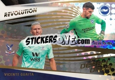 Sticker Mathew Ryan / Vicente Guaita - Revolution Premier League 2020-2021 n. 4DD - Panini