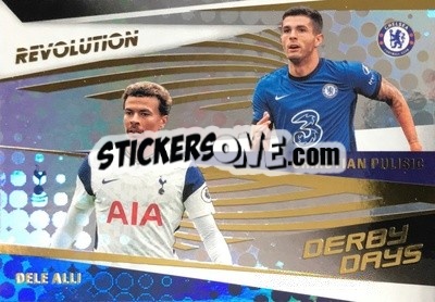 Sticker Christian Pulisic / Dele Alli - Revolution Premier League 2020-2021 n. 5dd - Panini