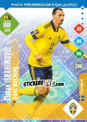 Sticker Zlatan Ibrahimovic - Road to FIFA World Cup Qatar 2022. Adrenalyn XL n. 369 - Panini