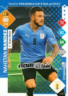 Cromo Nahitan Nandez - Road to FIFA World Cup Qatar 2022. Adrenalyn XL - Panini