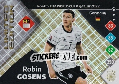 Sticker Robin Gosens - Road to FIFA World Cup Qatar 2022. Adrenalyn XL n. LE-RG - Panini