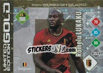 Sticker Romelu Lukaku - Road to FIFA World Cup Qatar 2022. Adrenalyn XL n. LEG-RL - Panini