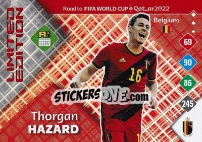 Figurina Thorgan Hazard - Road to FIFA World Cup Qatar 2022. Adrenalyn XL - Panini
