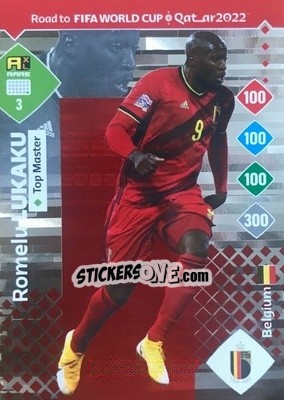 Sticker Romelu Lukaku - Road to FIFA World Cup Qatar 2022. Adrenalyn XL n. 3 - Panini
