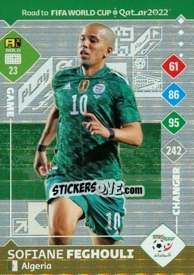 Sticker Sofiane Feghouli - Road to FIFA World Cup Qatar 2022. Adrenalyn XL n. 23 - Panini
