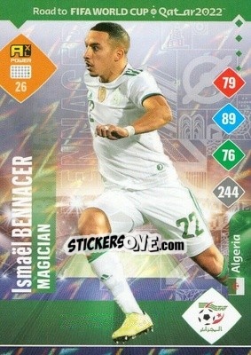 Sticker Ismael Bennacer - Road to FIFA World Cup Qatar 2022. Adrenalyn XL n. 26 - Panini
