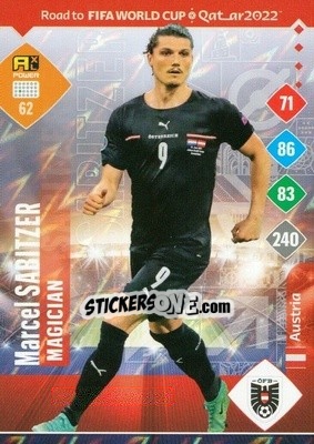 Cromo Marcel Sabitzer - Road to FIFA World Cup Qatar 2022. Adrenalyn XL - Panini