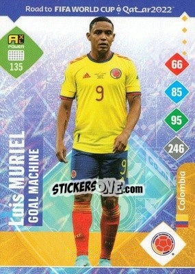 Cromo Luis Muriel - Road to FIFA World Cup Qatar 2022. Adrenalyn XL - Panini