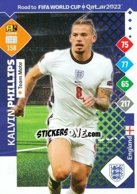Sticker Kalvin Phillips - Road to FIFA World Cup Qatar 2022. Adrenalyn XL n. 158 - Panini