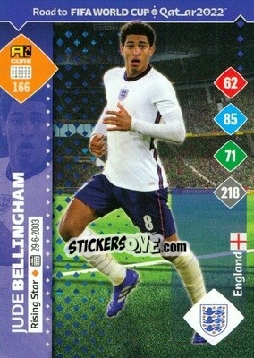 Sticker Jude Bellingham - Road to FIFA World Cup Qatar 2022. Adrenalyn XL n. 166 - Panini