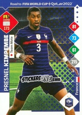 Sticker Presnel Kimpembe - Road to FIFA World Cup Qatar 2022. Adrenalyn XL - Panini