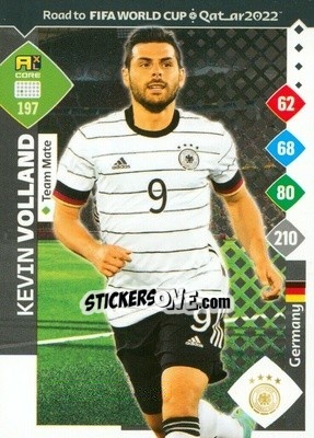 Sticker Kevin Volland - Road to FIFA World Cup Qatar 2022. Adrenalyn XL n. 197 - Panini