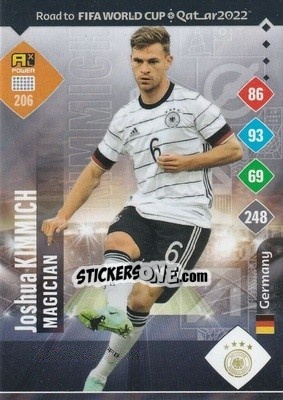 Sticker Joshua Kimmich - Road to FIFA World Cup Qatar 2022. Adrenalyn XL n. 206 - Panini