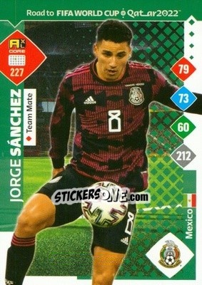 Sticker Jorge Sánchez - Road to FIFA World Cup Qatar 2022. Adrenalyn XL - Panini