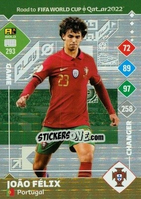 Figurina Joao Félix - Road to FIFA World Cup Qatar 2022. Adrenalyn XL - Panini