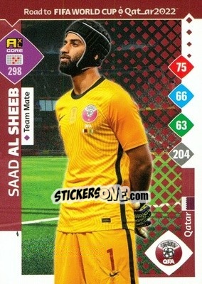 Sticker Saad Al Sheeb - Road to FIFA World Cup Qatar 2022. Adrenalyn XL - Panini