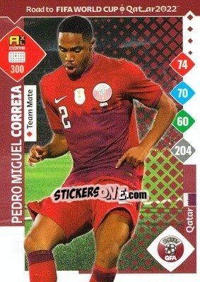 Sticker Pedro Miguel Correia - Road to FIFA World Cup Qatar 2022. Adrenalyn XL - Panini