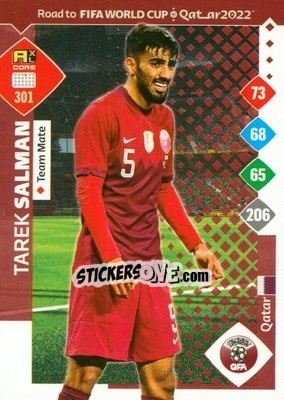 Figurina Tarek Salman - Road to FIFA World Cup Qatar 2022. Adrenalyn XL - Panini