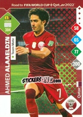 Sticker Ahmed Alaaeldin - Road to FIFA World Cup Qatar 2022. Adrenalyn XL n. 304 - Panini