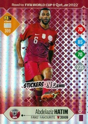 Sticker Abdelaziz Hatim - Road to FIFA World Cup Qatar 2022. Adrenalyn XL n. 309 - Panini