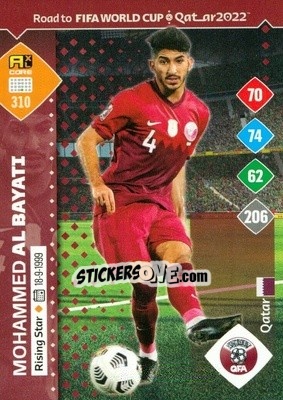 Sticker Mohammed Al Bayati - Road to FIFA World Cup Qatar 2022. Adrenalyn XL n. 310 - Panini
