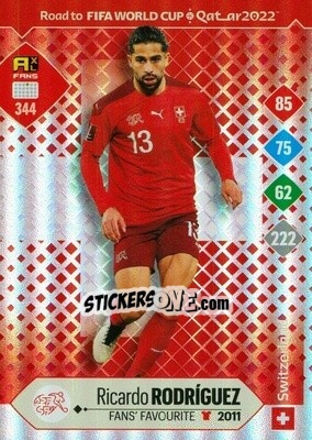 Sticker Ricardo Rodríguez - Road to FIFA World Cup Qatar 2022. Adrenalyn XL - Panini