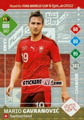 Sticker Mario Gavranovic - Road to FIFA World Cup Qatar 2022. Adrenalyn XL - Panini