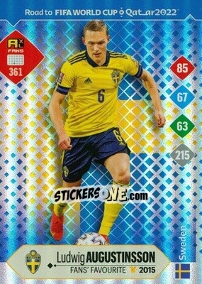 Cromo Ludwig Augustinsson - Road to FIFA World Cup Qatar 2022. Adrenalyn XL - Panini