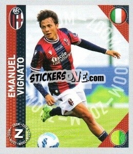 Sticker Emanuel Vignato - Calciatori 2021-2022 Anteprima - Panini
