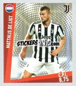 Figurina Matthijs de Ligt - Calciatori 2021-2022 Anteprima - Panini