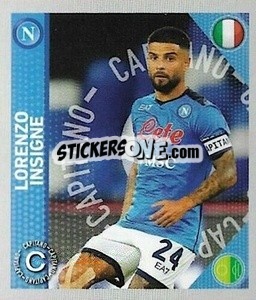 Sticker Lorenzo Insigne - Calciatori 2021-2022 Anteprima n. 65 - Panini