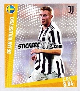 Sticker Dejan Kulusevski - Calciatori 2021-2022 Anteprima n. 77 - Panini
