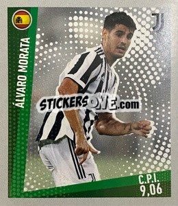 Sticker Alvaro Morata - Calciatori 2021-2022 Anteprima - Panini