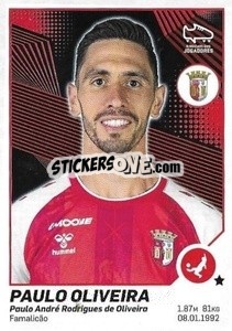 Sticker Paulo Oliveira - Futebol 2021-2022 n. 95 - Panini