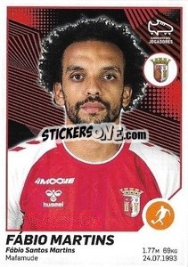 Sticker Fábio Martins - Futebol 2021-2022 - Panini
