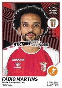 Cromo Fábio Martins - Futebol 2021-2022 - Panini