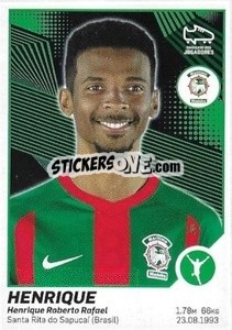 Figurina Henrique - Futebol 2021-2022 - Panini